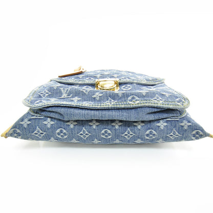 Louis Vuitton Denim Monogram Sac Plat 4 of 10