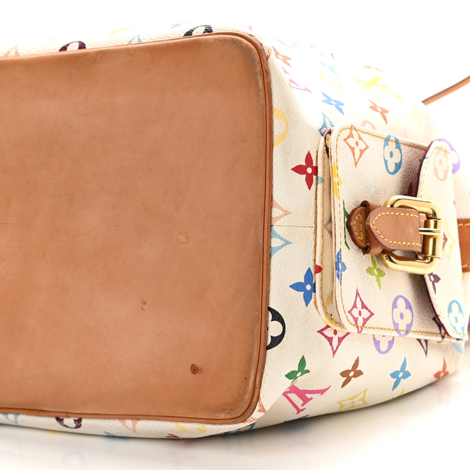 Louis Vuitton Monogram Multicolor Petit Noe White 9 of 11