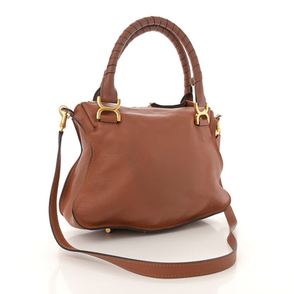 Chloe Calfskin Medium Marcie Satchel Tan 3 of 14