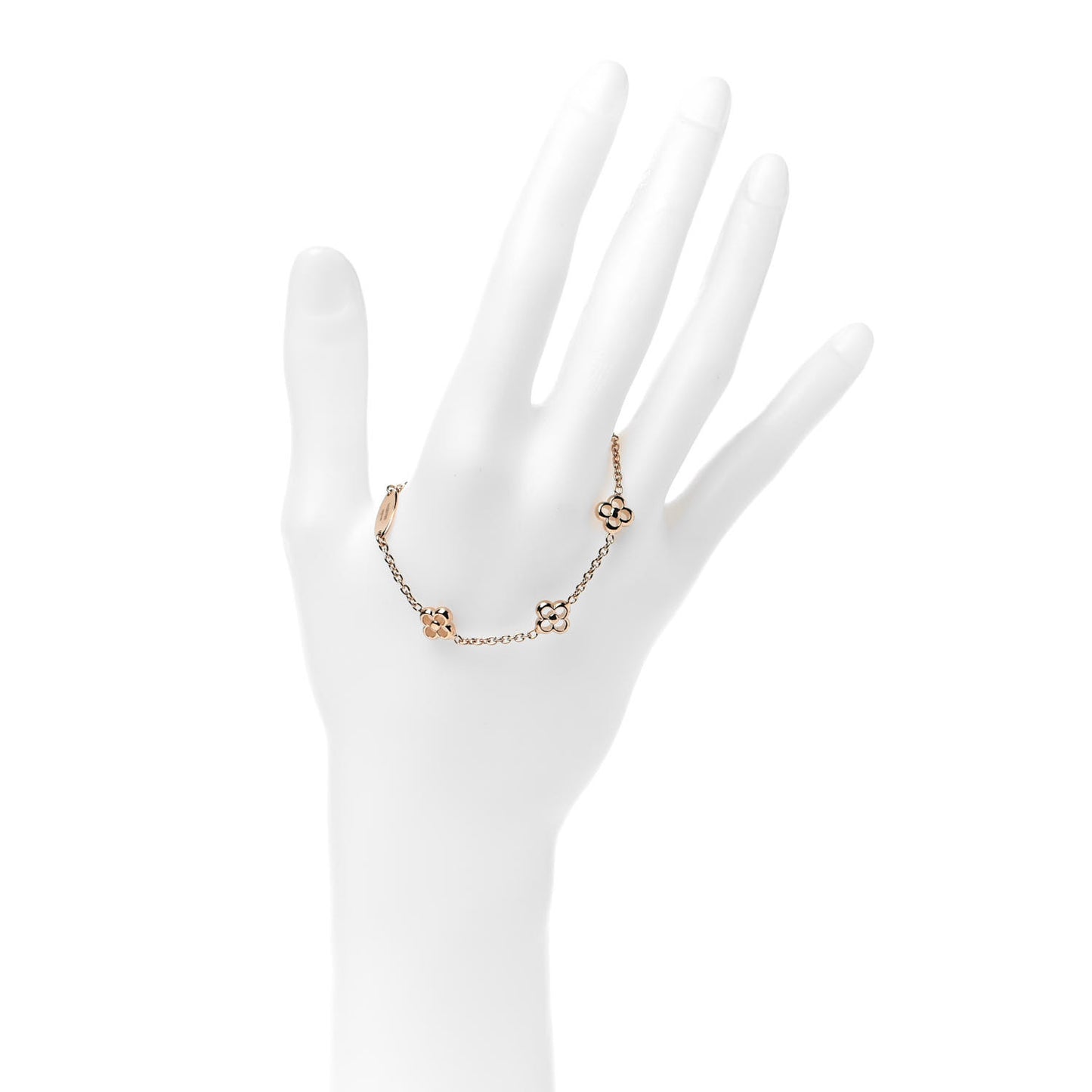 Brass Flower Full Bracelet Gold