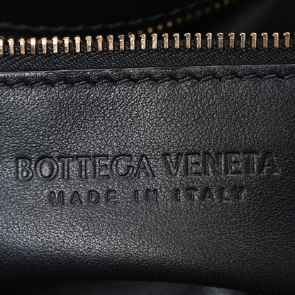 Bottega Veneta Lambskin Maxi Intrecciato Cassette Crossbody Bag Black 6 of 12