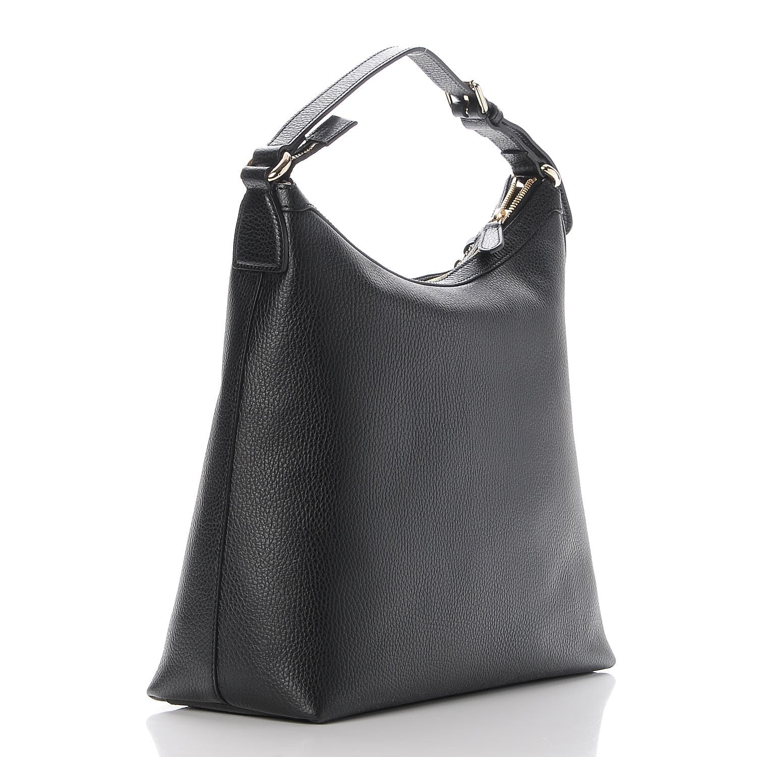 Gucci Dollar Calfskin GG Hobo Black 3 of 7