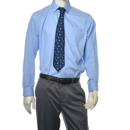 Hermes Printed Silk Mens Neck Tie 2 of 5