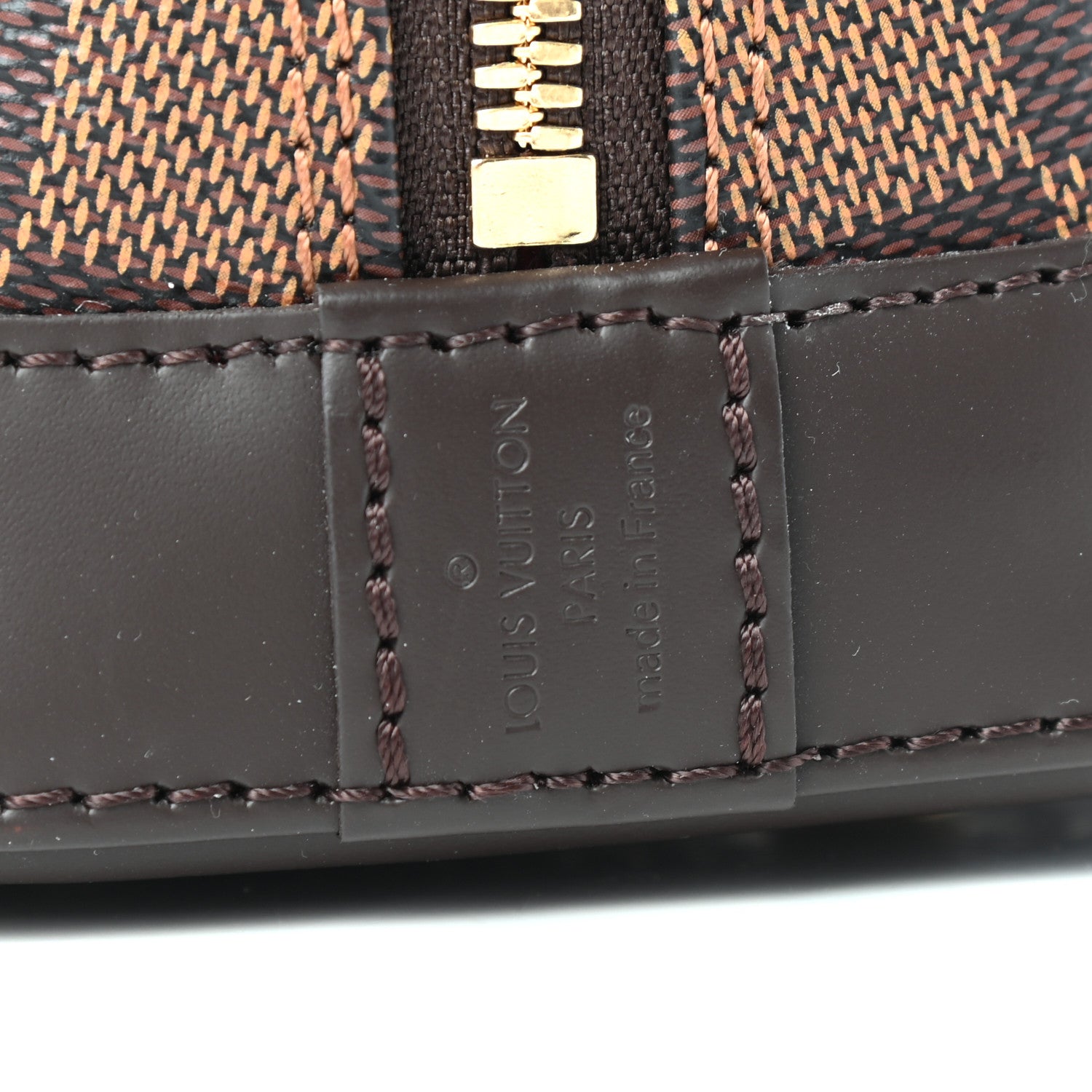 Louis Vuitton Damier Ebene Alma BB 6 of 9