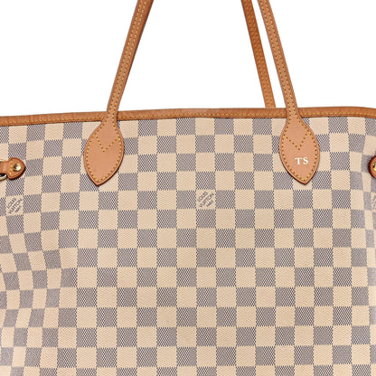 Louis Vuitton Damier Azur Neverfull MM 7 of 12
