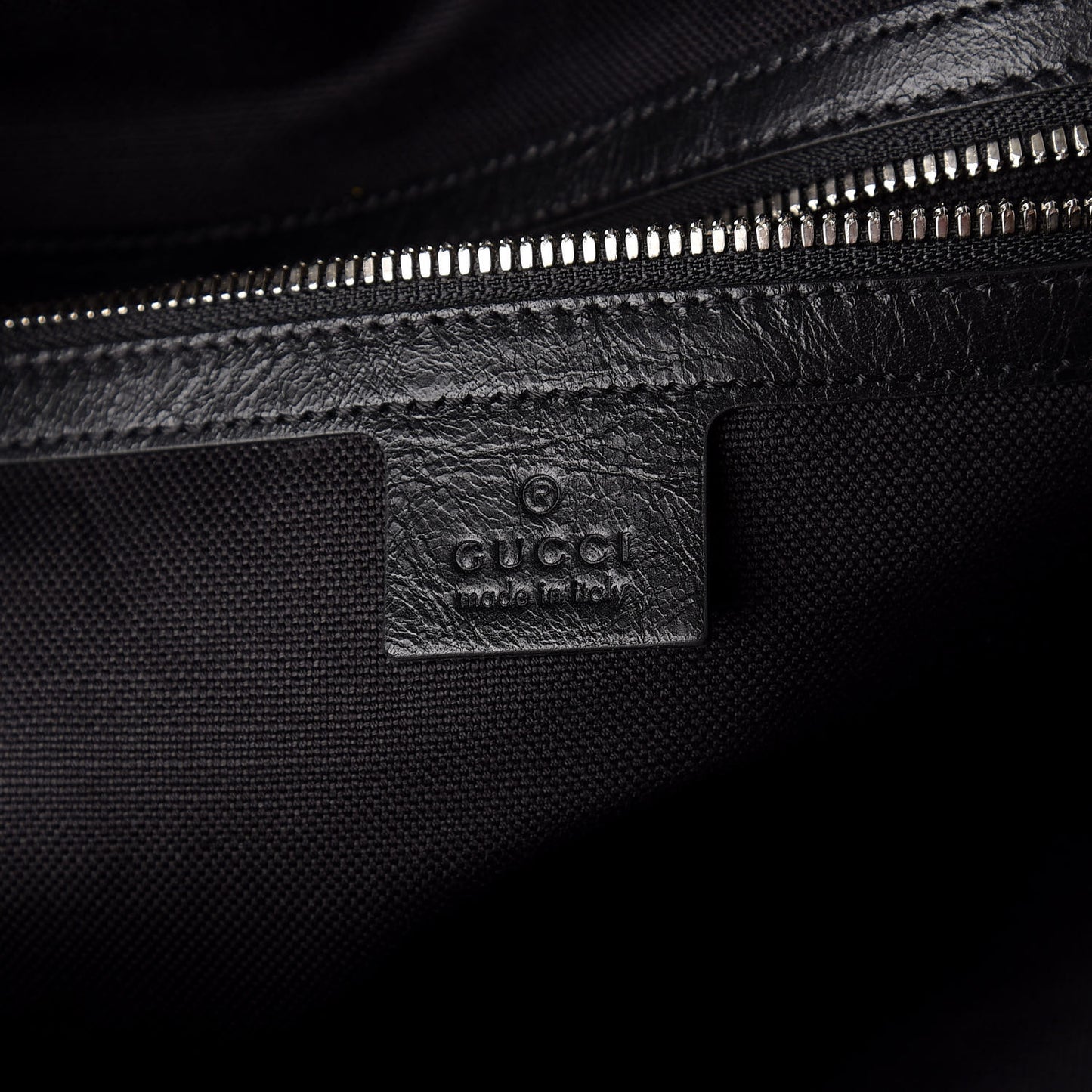 Soft Calfskin Large GG Top Handle Duffle Black
