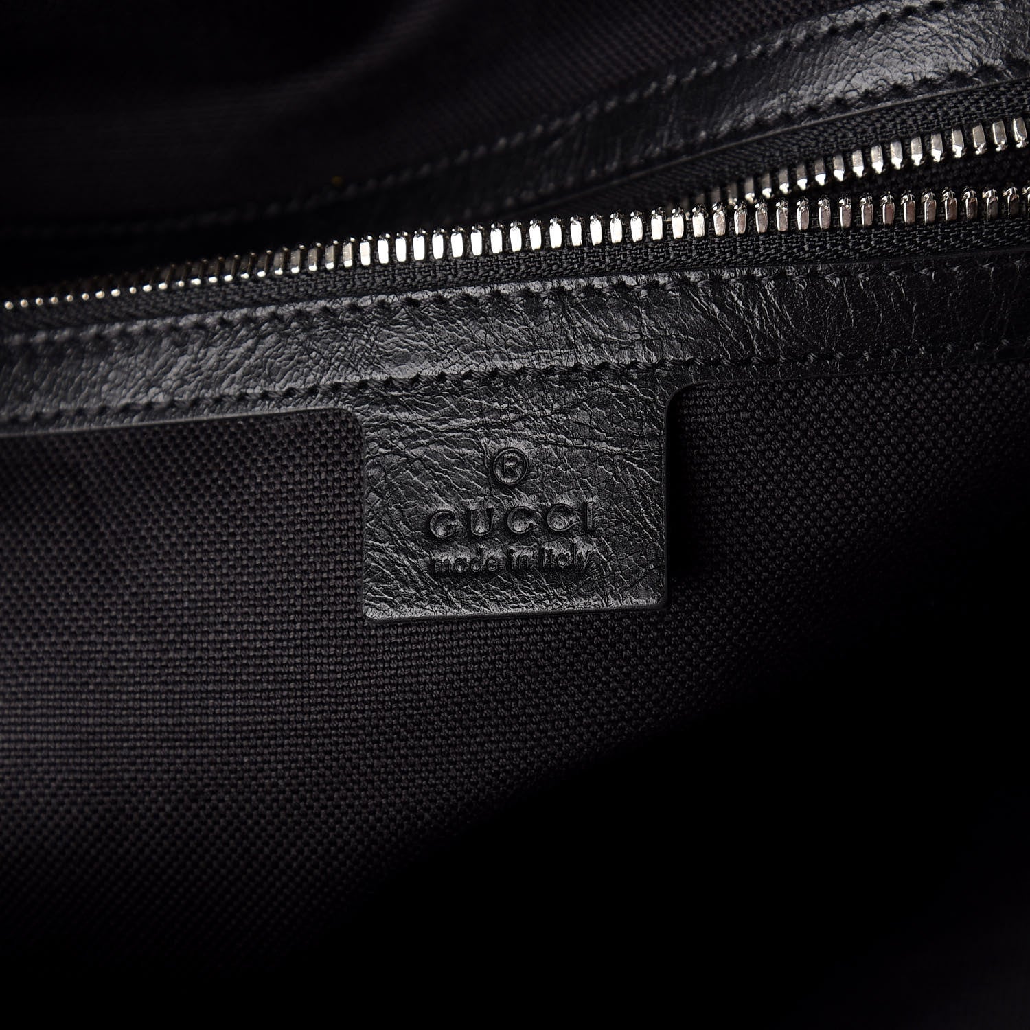 Gucci Soft Calfskin Large GG Top Handle Duffle Black 5 of 9