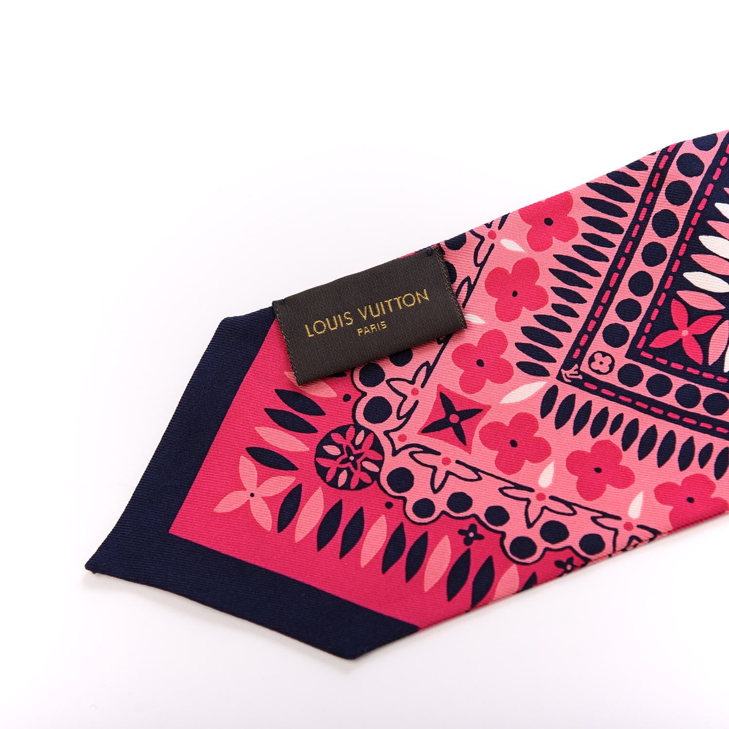 Louis Vuitton Silk Amstramgram Bandeau Rose Corail 2 of 3