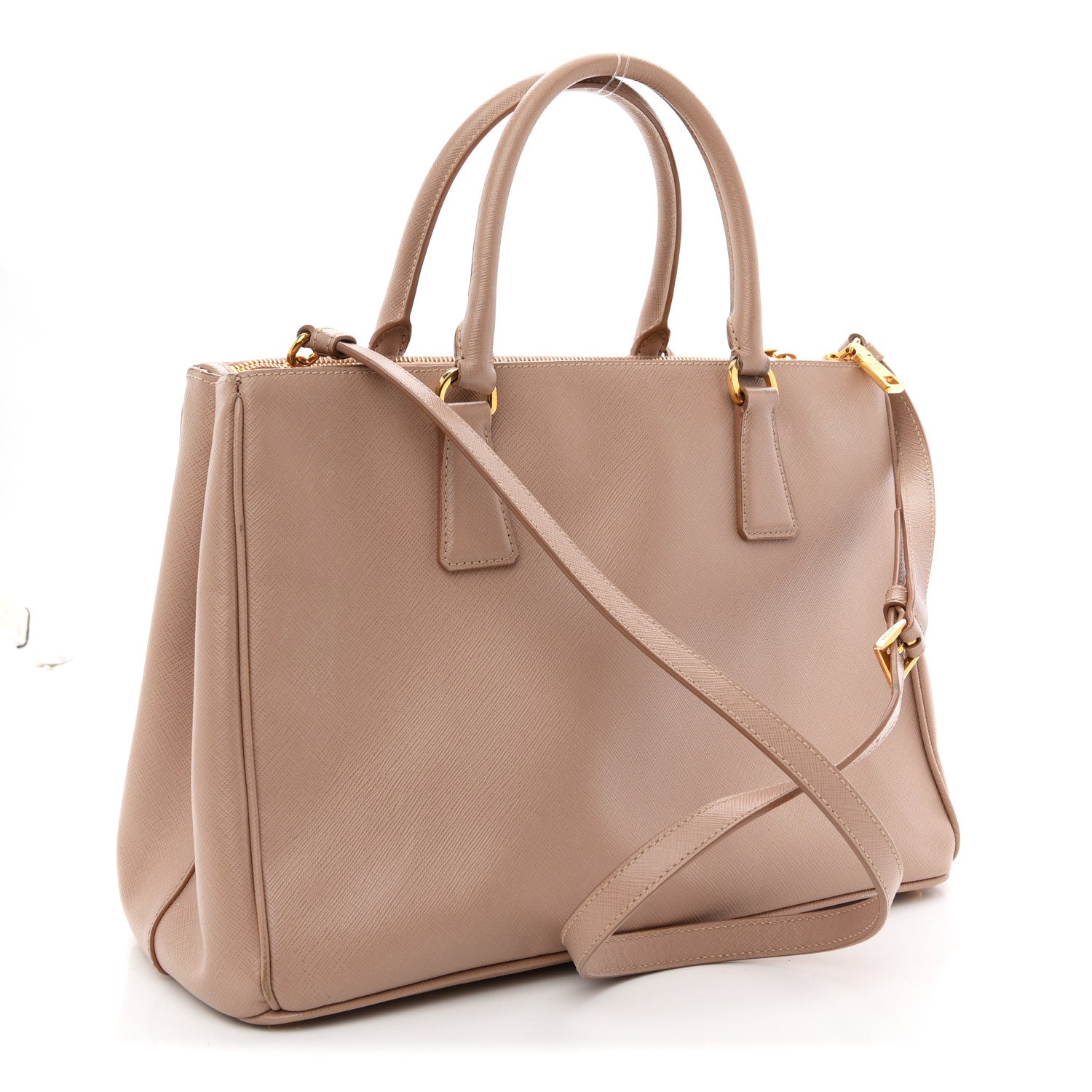 Prada Saffiano Medium Galleria Double Zip Tote Cammeo 3 of 10