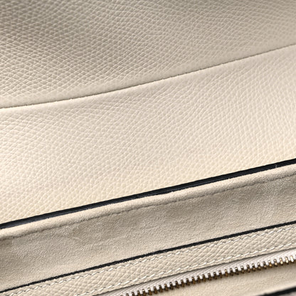 Christian Dior Grained Calfskin Saddle Bag White 10 of 13
