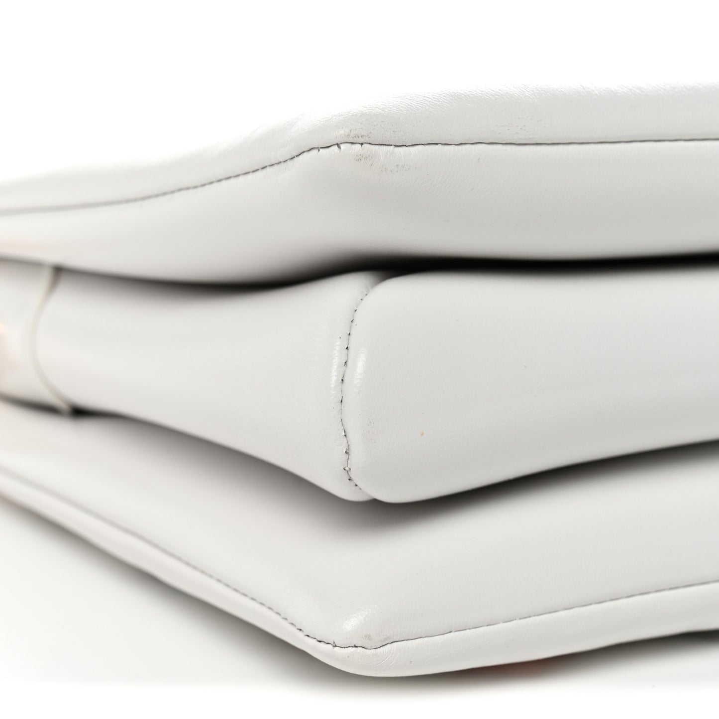 LV x TM Lambskin Embossed Monogram Coussin PM White Multicolor