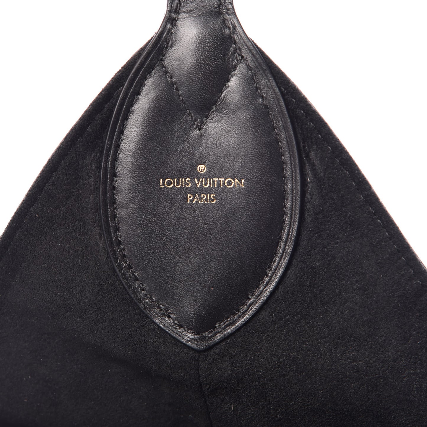 Monogram Flower Hobo Black
