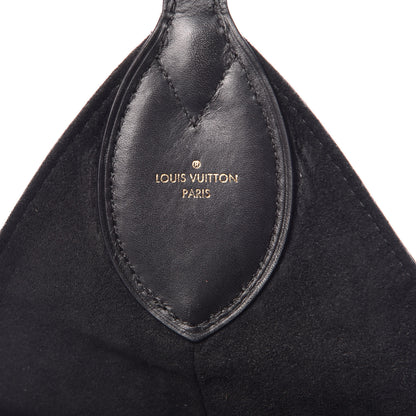 Louis Vuitton Monogram Flower Hobo Black 8 of 9