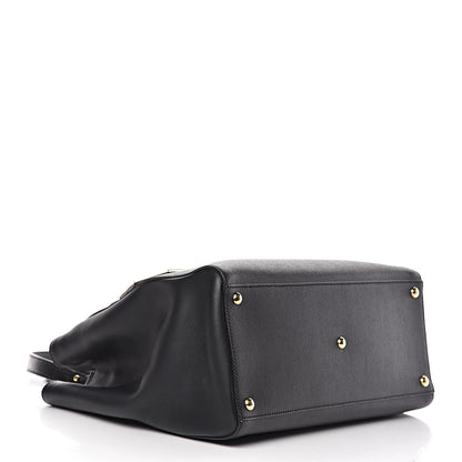 Fendi Vitello Elite Regular 2Jours Tote Black 4 of 15