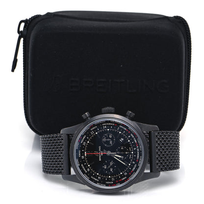 Breitling PVD Stainless Steel 46mm Transocean Unitime Chronograph Automatic Watch Black MB0510 5 of 5