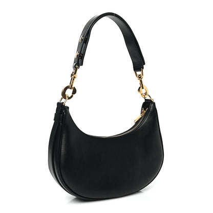 Celine Smooth Calfskin Medium Strap Ava Shoulder Bag Black 3 of 10