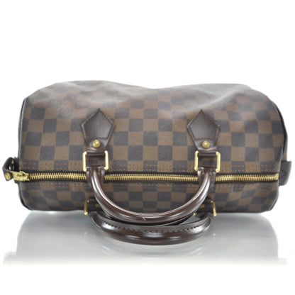 Louis Vuitton Damier Ebene Speedy 30 6 of 9