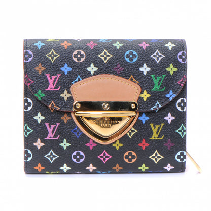 Louis Vuitton Monogram Multicolor Joey Wallet Black Grenade 1 of 7