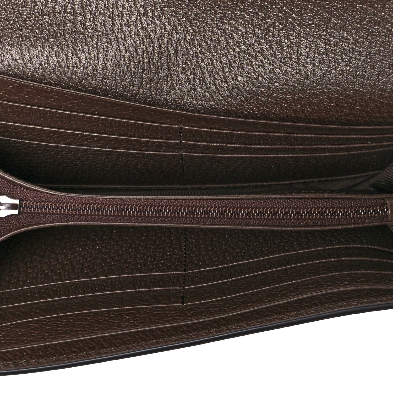 Gucci GG Supreme Monogram Web Ophidia Continental Wallet Brown 5 of 8