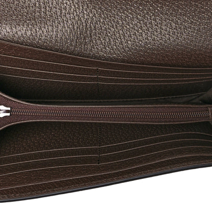 Gucci GG Supreme Monogram Web Ophidia Continental Wallet Brown 5 of 8