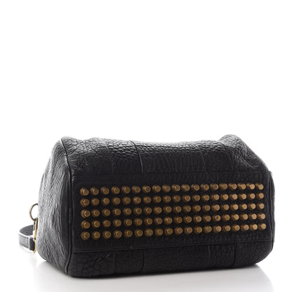 Alexander Wang Pebbled Lambskin Rocco Black Antique Brass Hardware 4 of 9