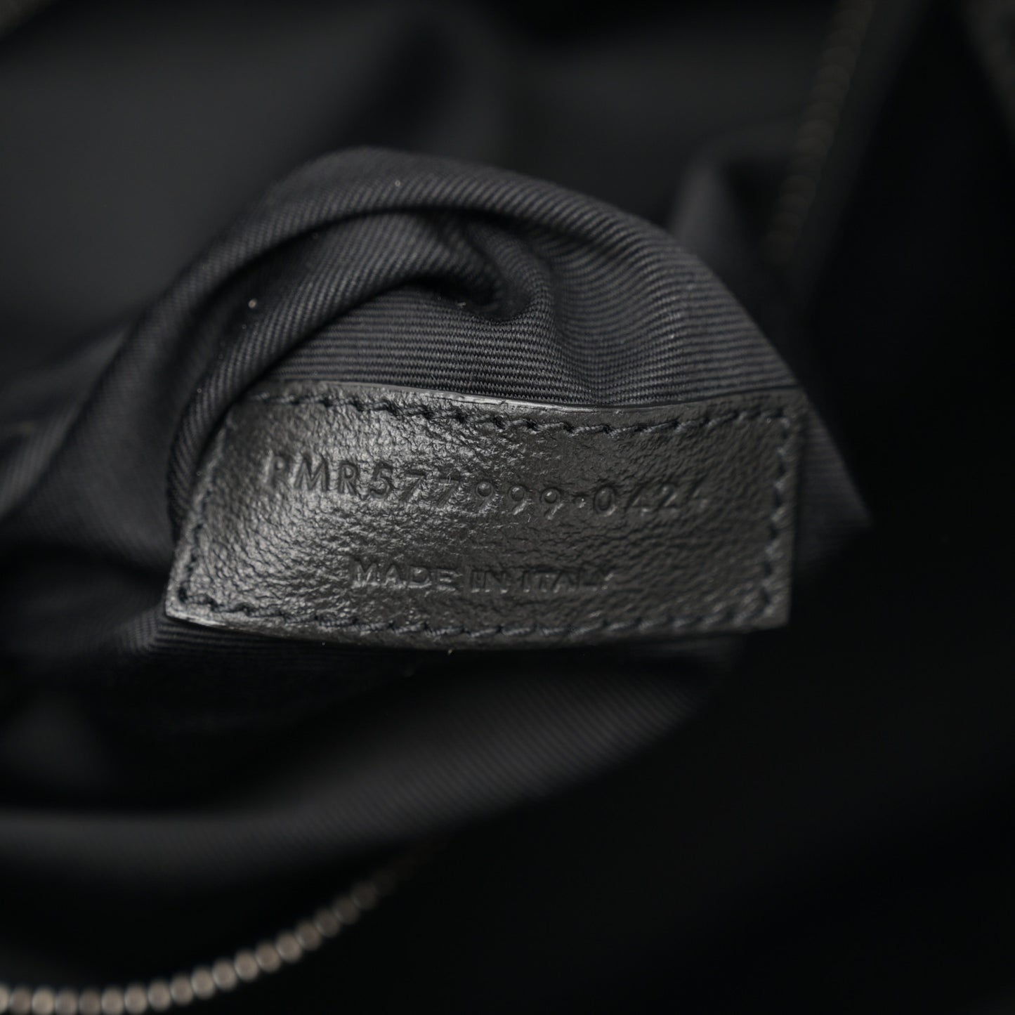 Crinkled Calfskin Matelasse Monogram Medium Niki Shopper Tote Black