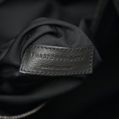 Saint Laurent Crinkled Calfskin Matelasse Monogram Medium Niki Shopper Tote Black 7 of 10