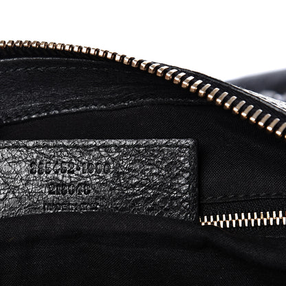 Balenciaga Agneau Giant 12 Rose Gold Hardware Weekender Black 6 of 13