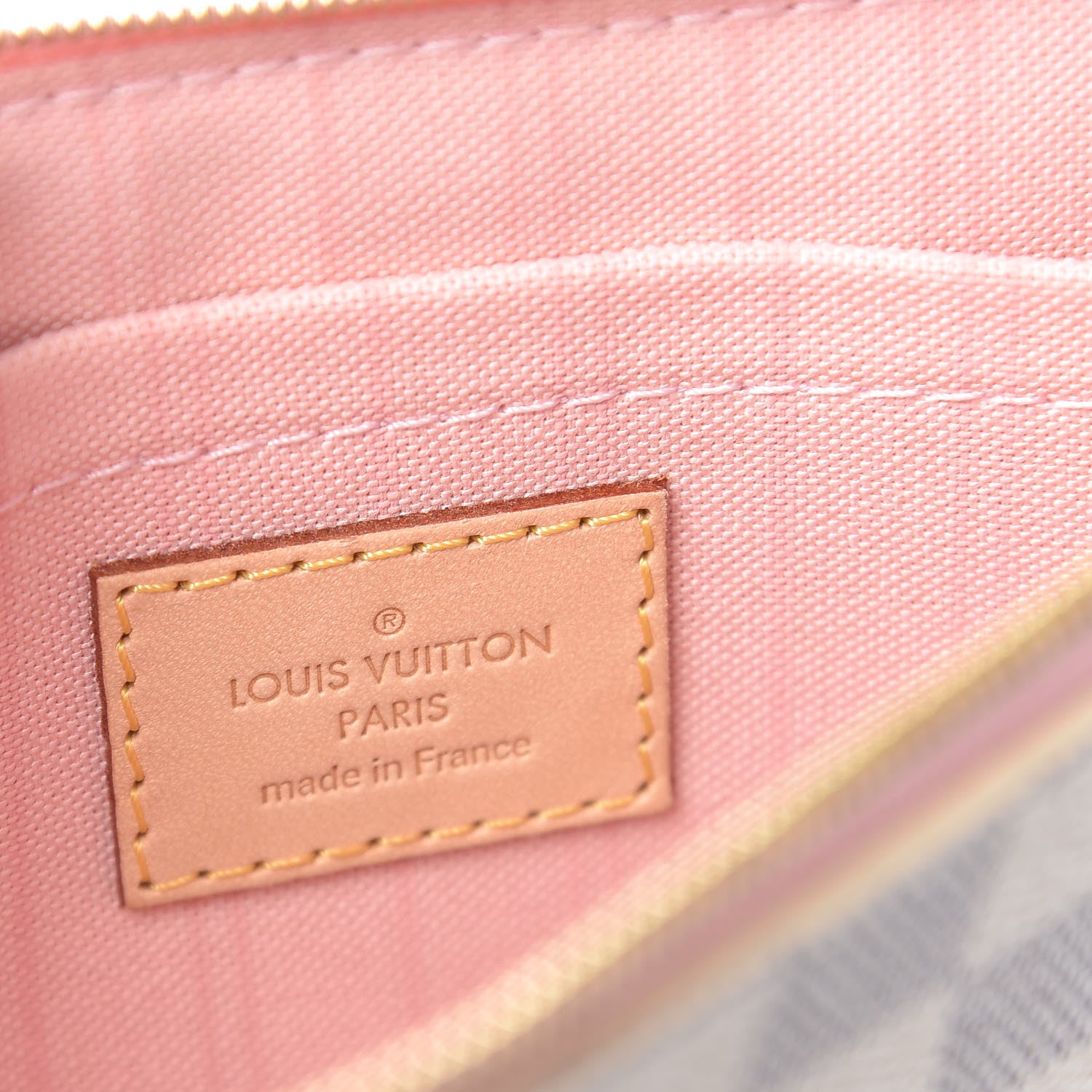 Louis Vuitton Damier Azur Neverfull MM GM Pochette Rose Ballerine 6 of 6