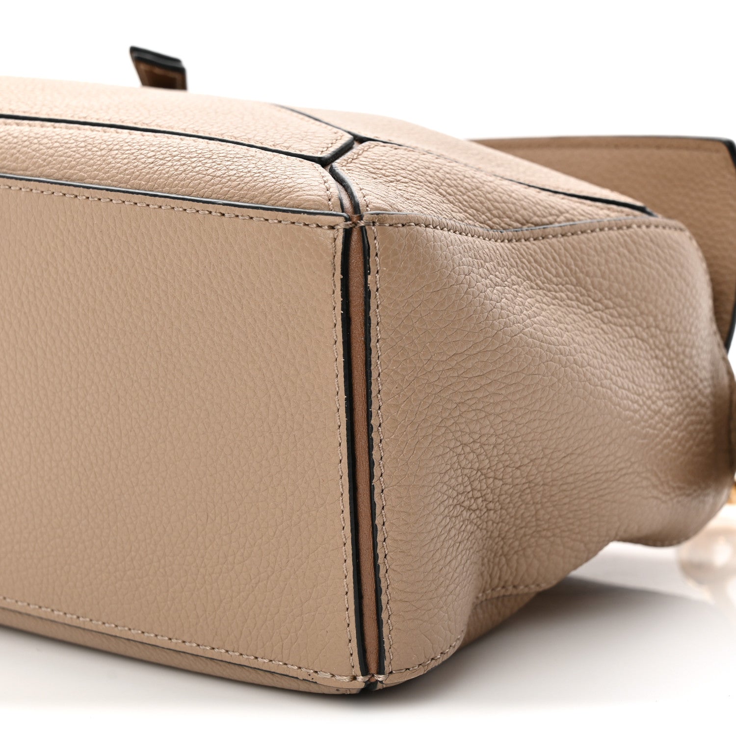 Loewe Grained Calfskin Small Puzzle Bag Sand Mink 1886688