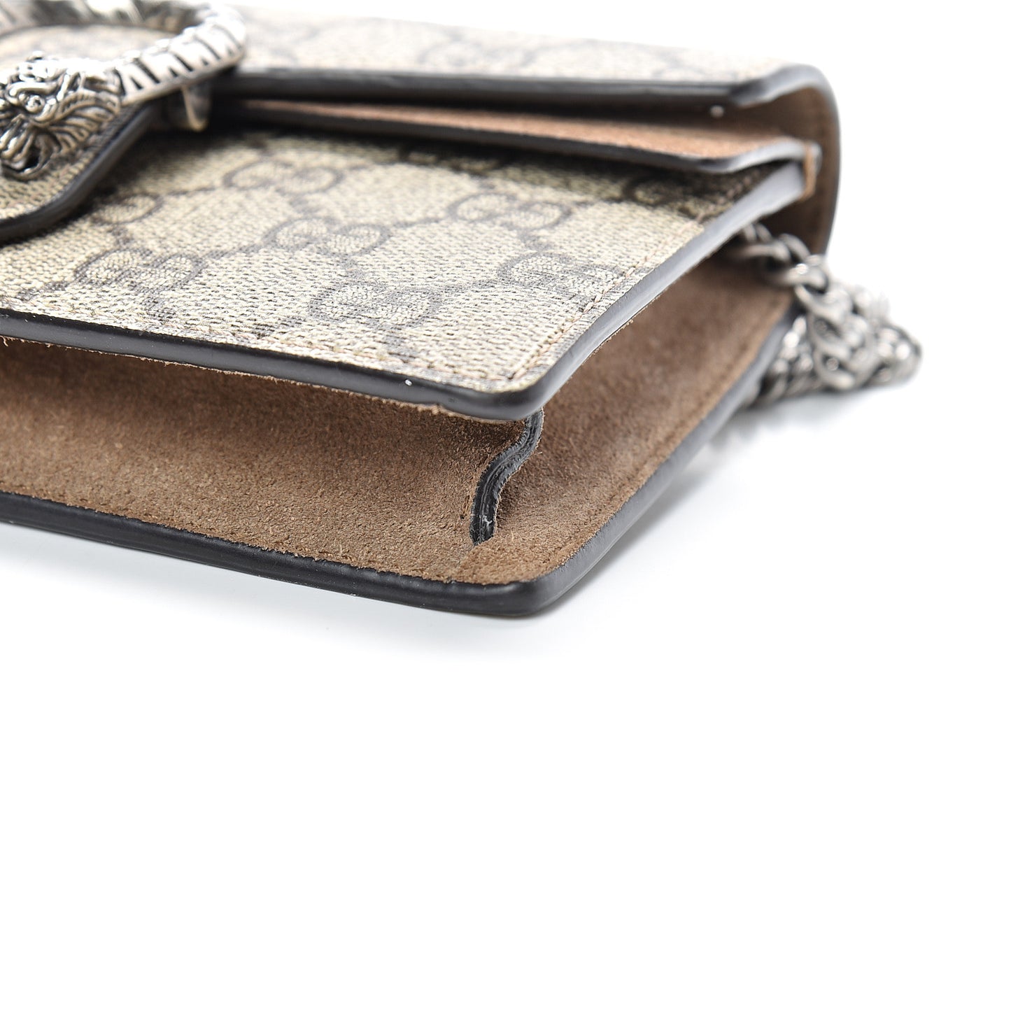 GG Supreme Monogram Super Mini Dionysus Shoulder Bag Taupe
