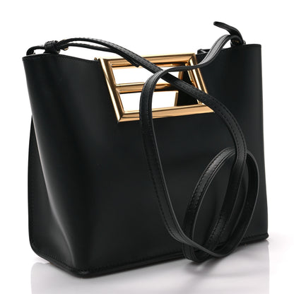 Fendi Vitello King Small Fendi Way Tote Black 3 of 9