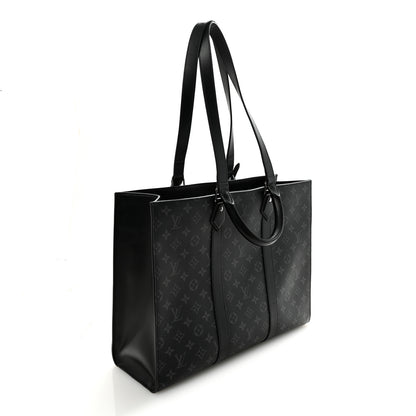 Louis Vuitton Monogram Eclipse Sac Plat 24H 3 of 9