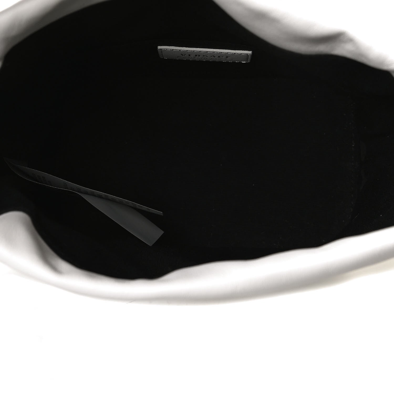 Versace Nappa Quilted Medusa Bucket Bag White 4 of 11