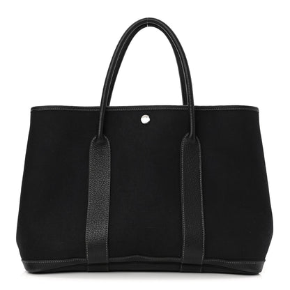Hermes Toile Negonda Garden Party Tote 36 MM Black 1 of 10