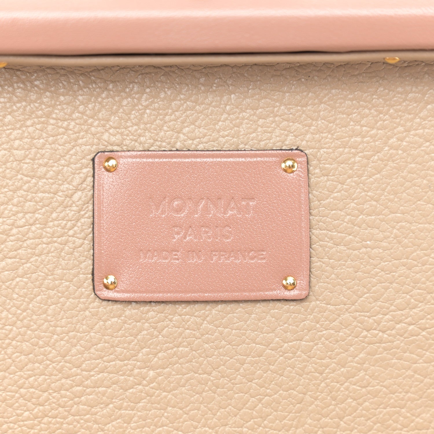 Moynat Box Calfskin Mini Limousine Box Bag Deserts Rose 6 of 9