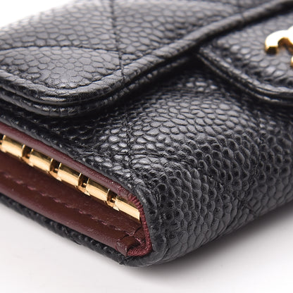 Chanel Caviar Quilted 6 Key Holder Black 14 of 15