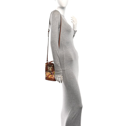 Louis Vuitton Metallic Monogram LV Garden Nano Bucket Bag Gold Gold 2 of 11