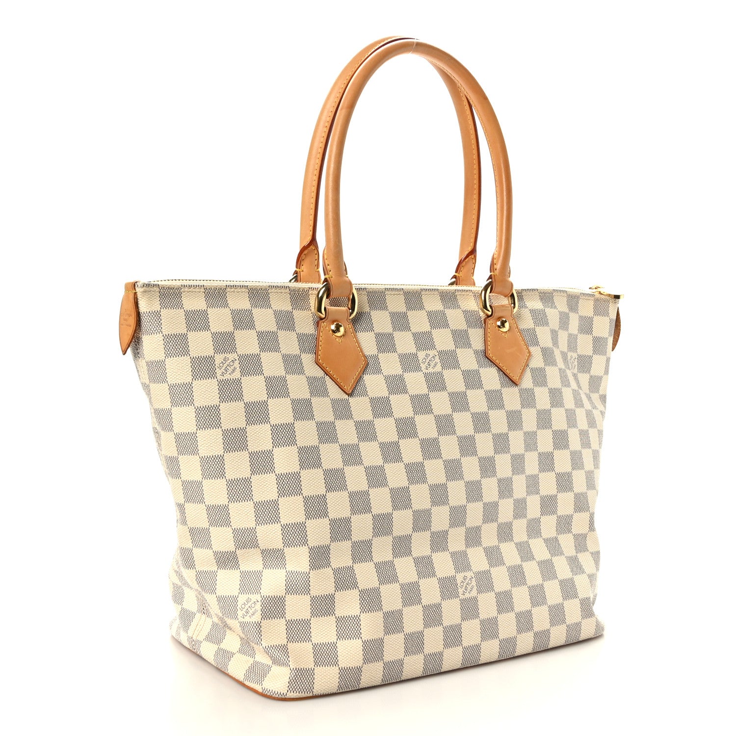 Louis Vuitton Damier Azur Saleya MM 3 of 8