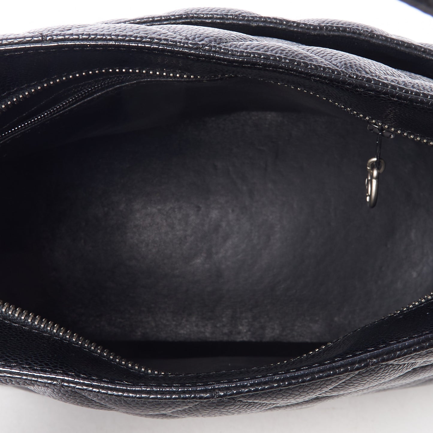 Caviar Quilted Medallion Tote Black