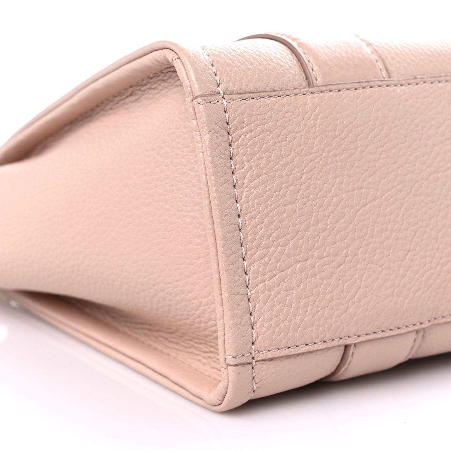 Grained Calfskin Small The Tote Bag Rose Dust