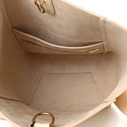 Celine Soft Grained Calfskin Small Sangle Bucket Bag Vanilla 5 of 10