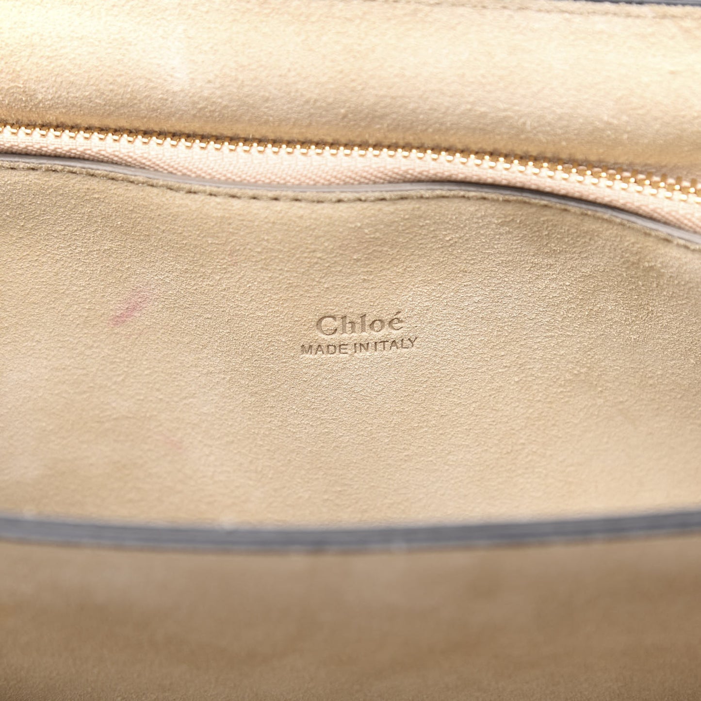 Suede Calfskin Medium Faye Shoulder Bag Silver Blue