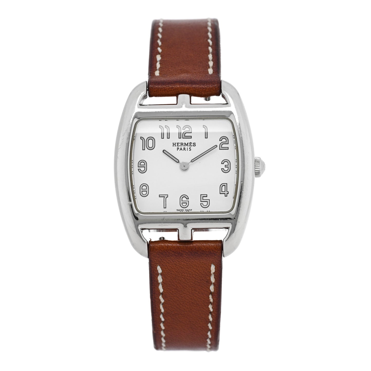 Stainless Steel Barenia 26mm Cape Cod Tonneau Quartz Watch Fauve