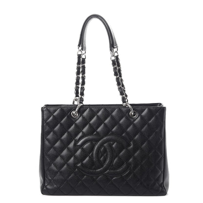 Chanel Caviar Quilted Grand Shopping Tote GST Black 1 of 14