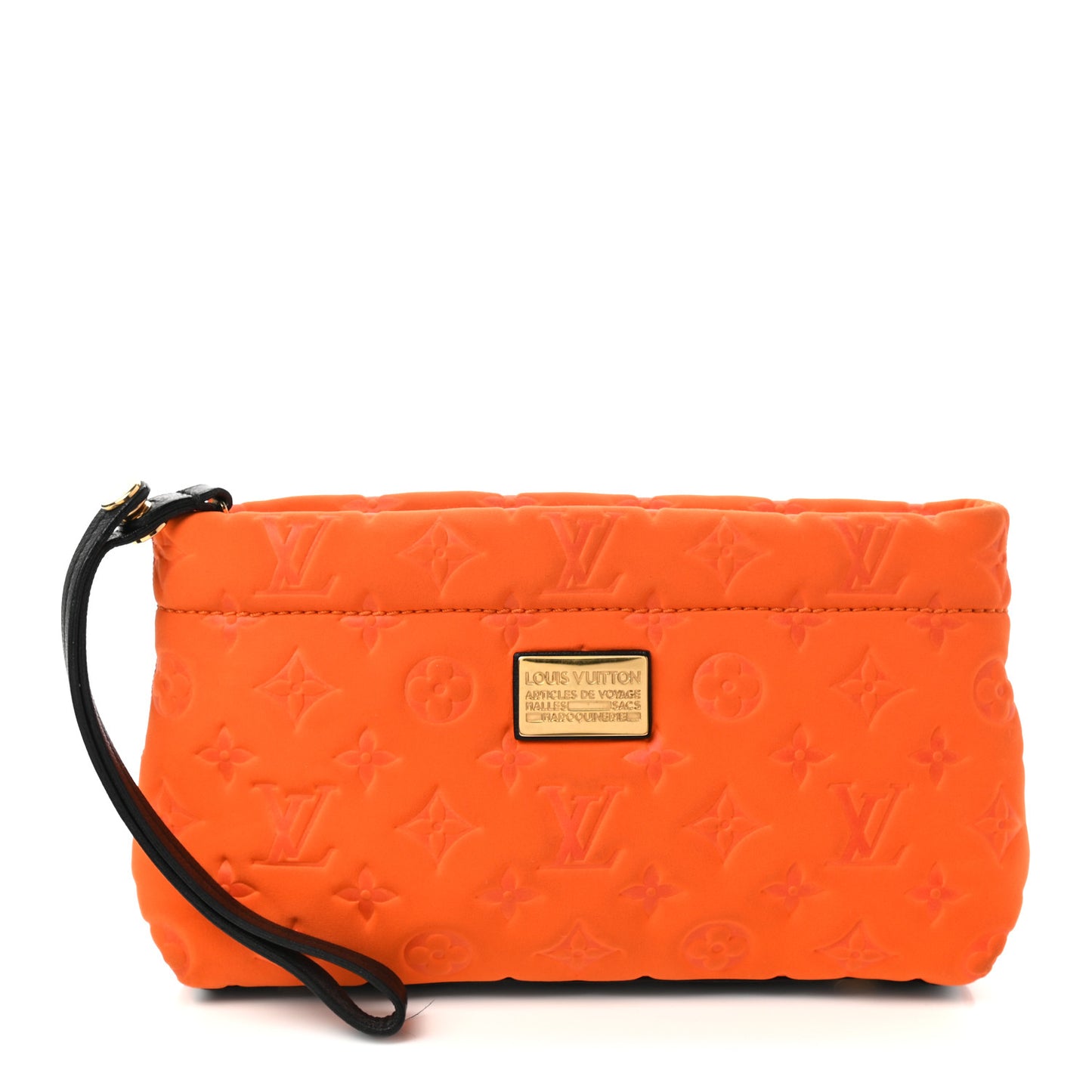 Monogram Scuba Clutch Pochette Orange