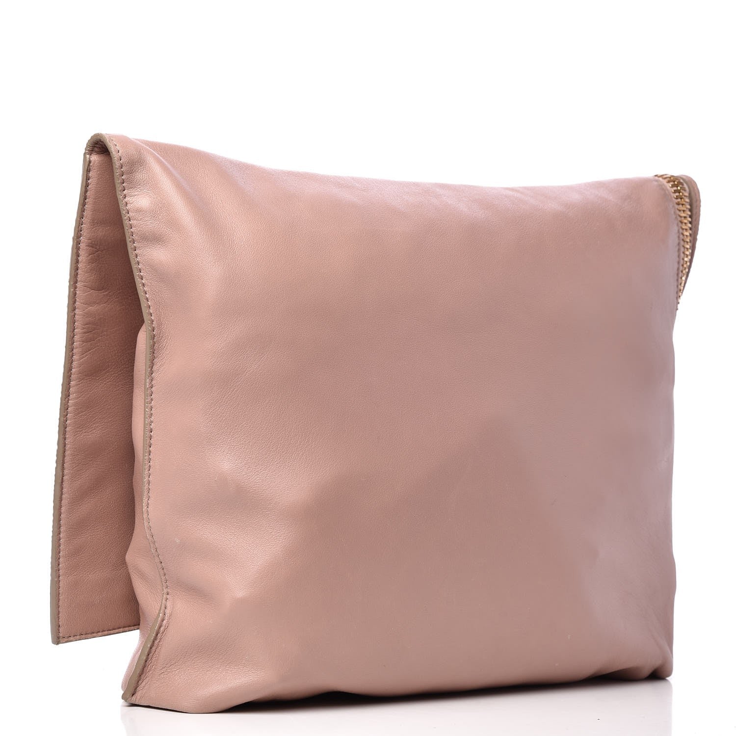 Tom Ford Ramskin Large Alix Padlock Zip Shoulder Bag Blush Nude 4 of 13