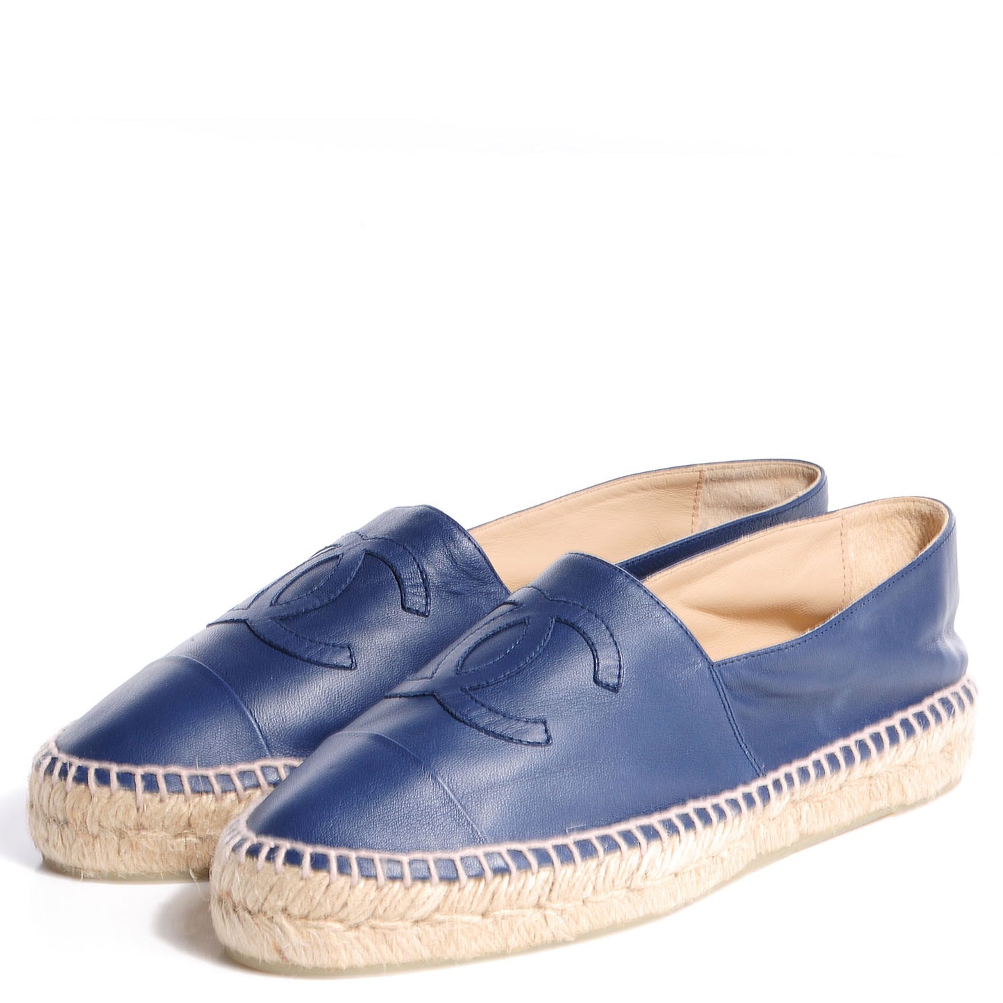 Lambskin Espadrilles Navy 40