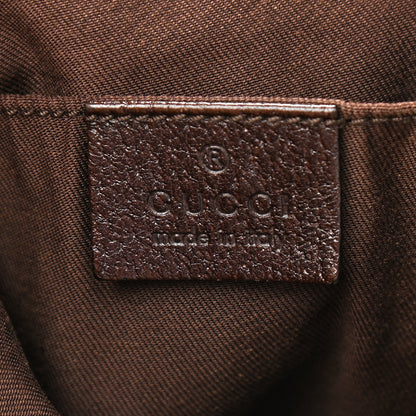 Gucci GG Monogram Medium Web Handle Vertical Tote Dark Brown 6 of 12