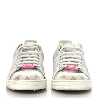 Louis Vuitton Technical Fabric Calfskin Frontrow Sneakers 40 Pink 2 of 8